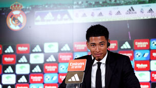 Jude Bellingham left Borussia Dortmund to join Real Madrid (Isabel Infantes/PA)
