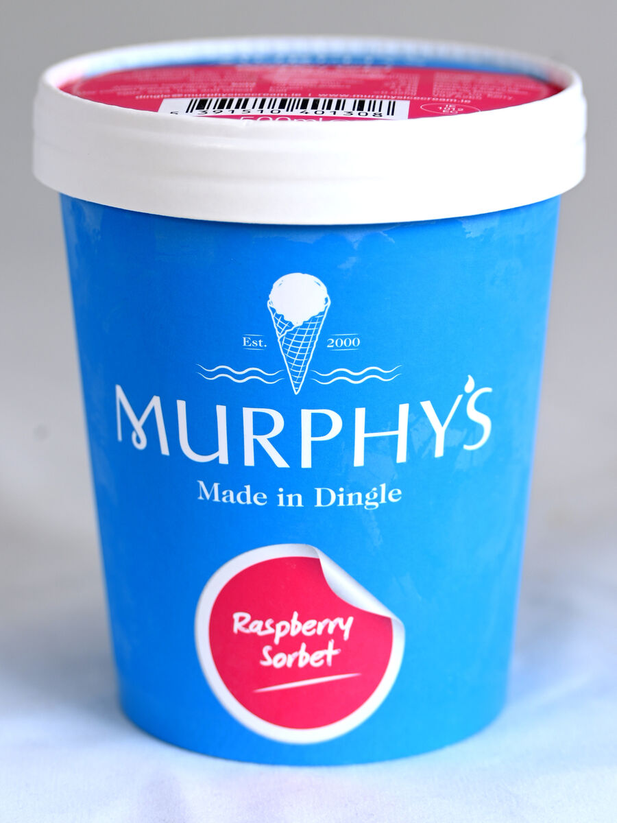 Murphys' Raspberry Sorbet. Food pics: Larry Cummins