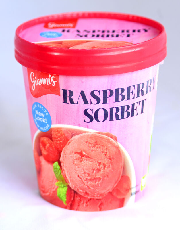 Aldi Gianni’s Raspberry sorbet 500ml