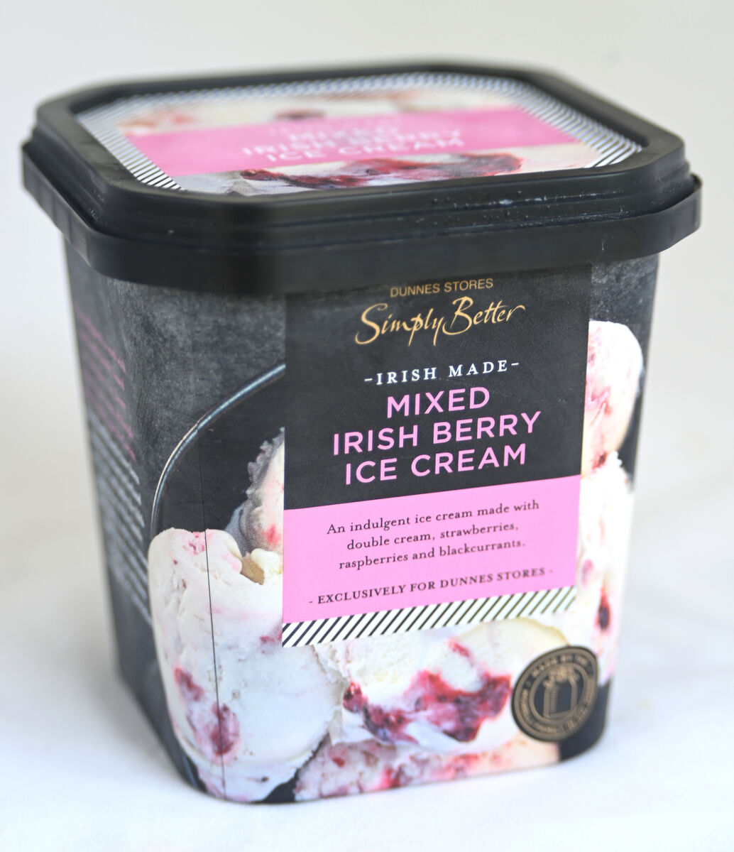 Dunnes Stores Simply Better Mixed Irish Berry Ice Cream