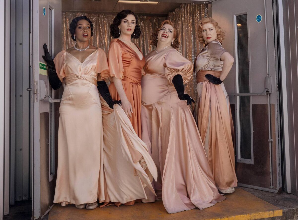 Aisling Bea with her co-stars in Greatest Days. Aisling Bea with her co-stars in Greatest Days.