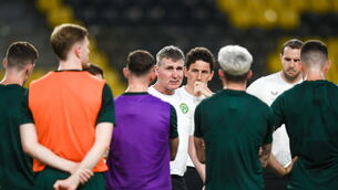 <p>GREEK MAGIC: Stephen Kenny is hoping for an historic away win for his Irish side when they take on Greece.  Pic: Stephen McCarthy/Sportsfile</p>