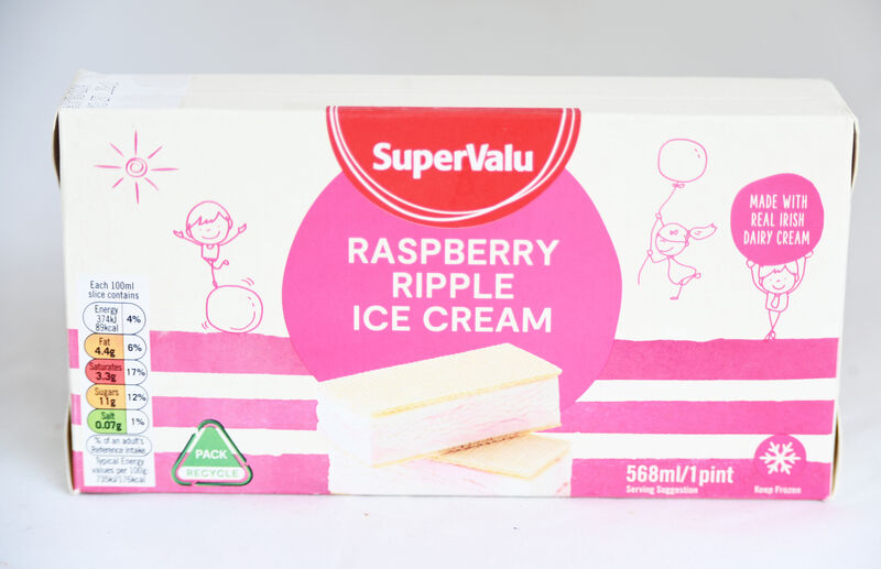  SuperValu Raspberry Ripple - Roz Crowley Ice-Cream selection. Pic Larry Cummins