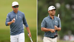 <p>HISTORY MAKERS: Rickie Fowler made history when he made 10 birdies to fire the first 62 in US Open history. He was quickly followed by Xander Schauffele who posted a bogey free 62. </p>