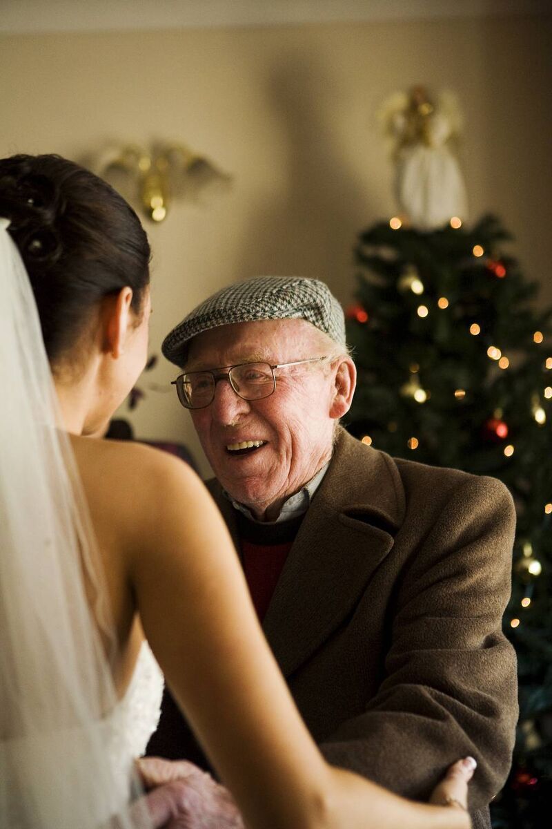 "The dad walks into a room. He sees her for the first time. In the photo I capture Dad and daughter facing each other. She’s slightly out of focus because it is all about him. It is a very emotional moment."