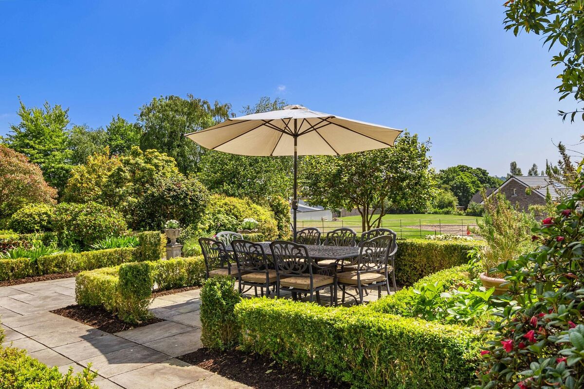 Landscaped grounds