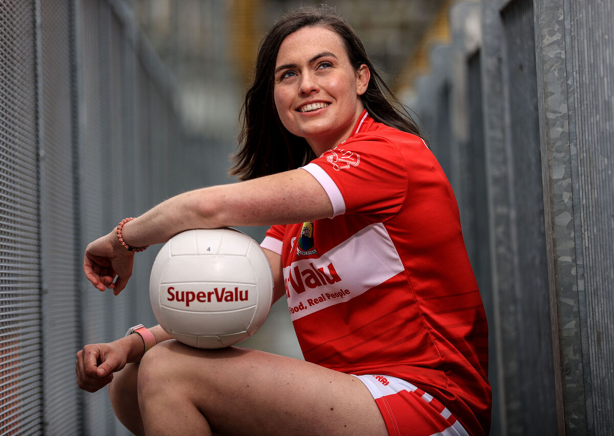 GALWAY-BOUND: Hannah Looney at the launch of SuperValu’s ‘Wear with Pride’ Laces campaign. Pic: ©INPHO/Dan Sheridan