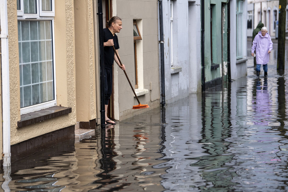 The rain was very localised, with nearby towns seeing little or no rain by contrast. Picture: Domnick Walsh © Eye Focus LTD
