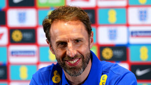 Gareth Southgate joked that players had been tapping each other up (Martin Rickett/PA)