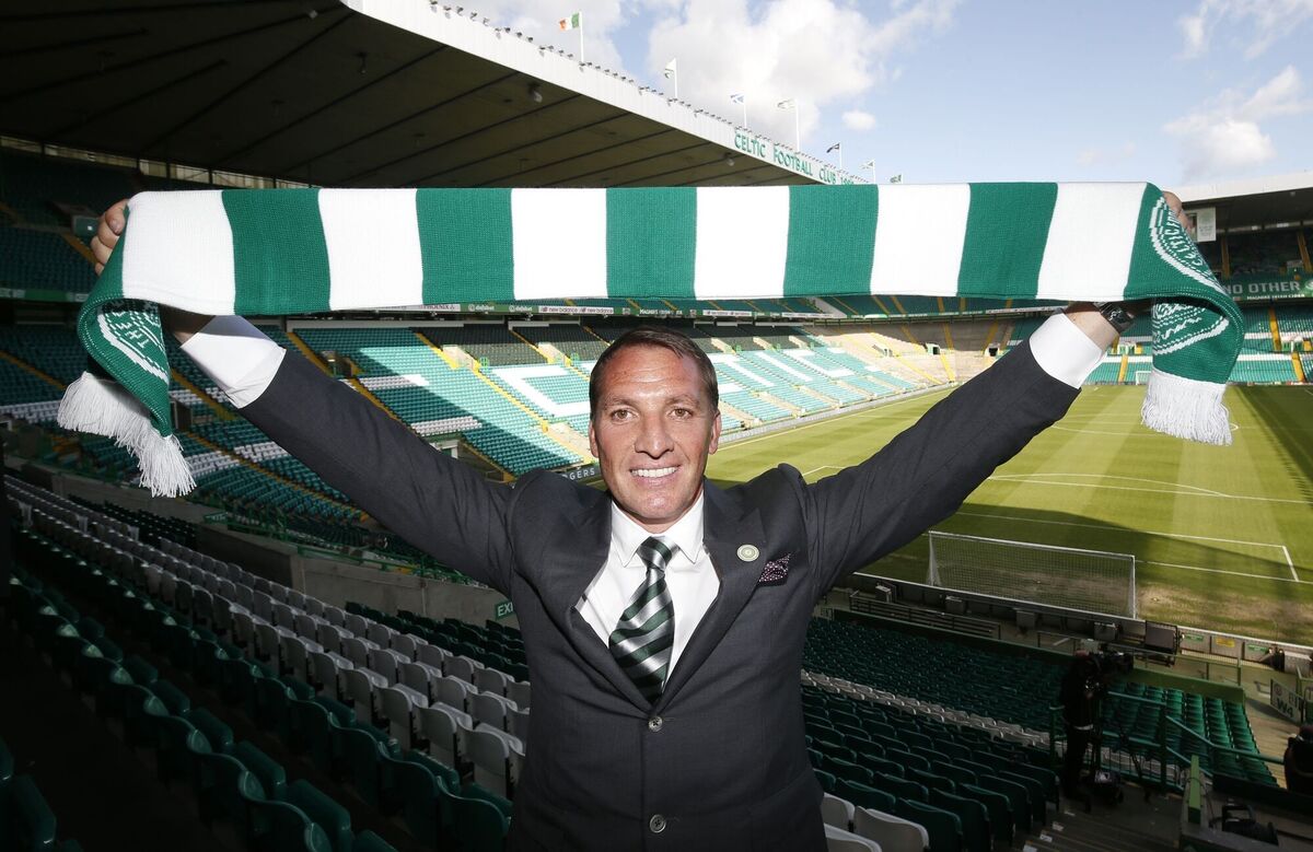 New Celtic manager Brendan Rodgers.