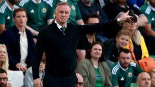 <p>Michael O’Neill’s Northern Ireland lost to Kazakhstan. Pic: Liam McBurney/PA</p>