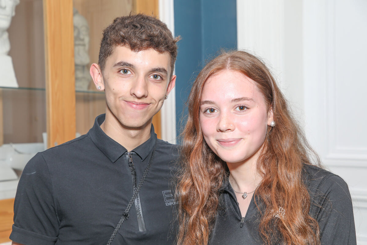  Adam O'Sullivan and Sinéad Grimes.