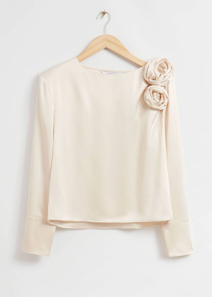 Corsage Detail Top, €129, & Other Stories Corsage Detail Top, €129, & Other Stories