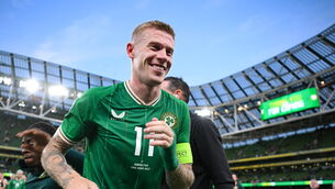 <p>'HOPEFULLY WE CAN EXPLOIT THAT': James McClean of Republic of Ireland. Pic: Stephen McCarthy/Sportsfile</p>