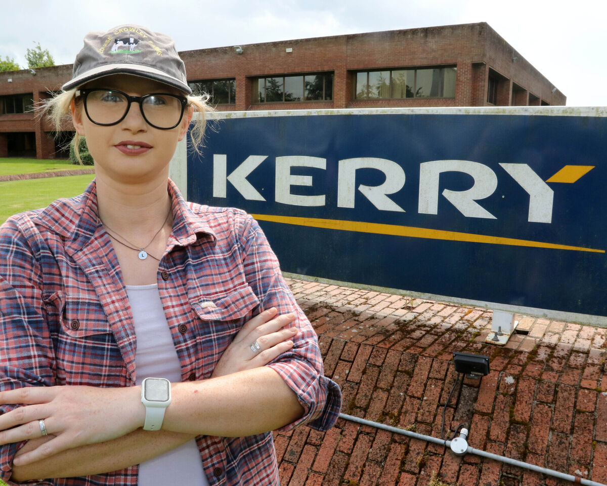 Louise Crowley, Croom, taking part in the protest. Picture: Brendan Gleeson