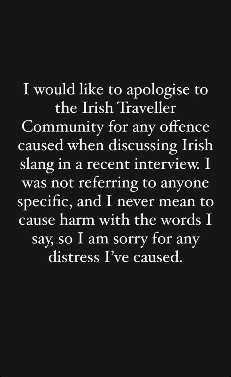 Dermot Kennedy issued an apology on social media. Picture: @dermotkennedy/Instagram