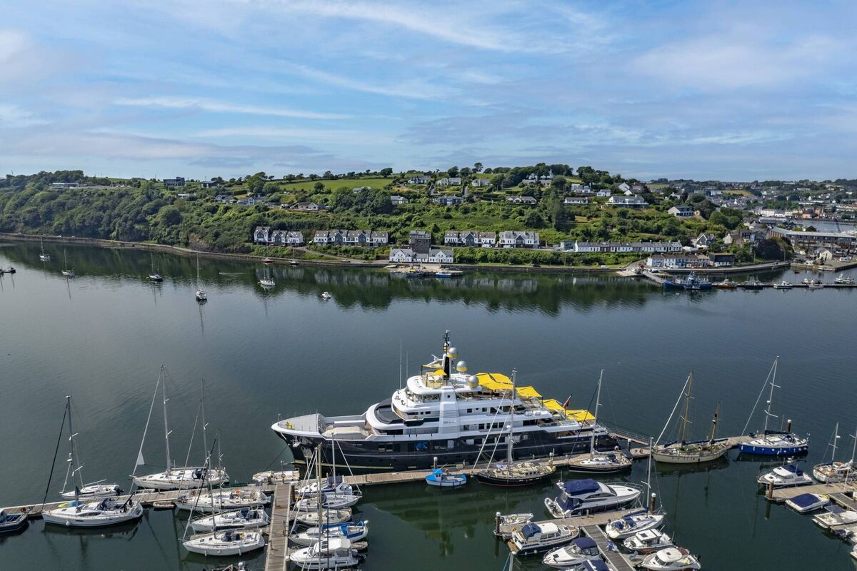 View to Joaney's Garden on Compass Hill (centre of pic) from Castlepark via drone View to Joaney's Garden on Compass Hill (centre of pic) from Castlepark via drone