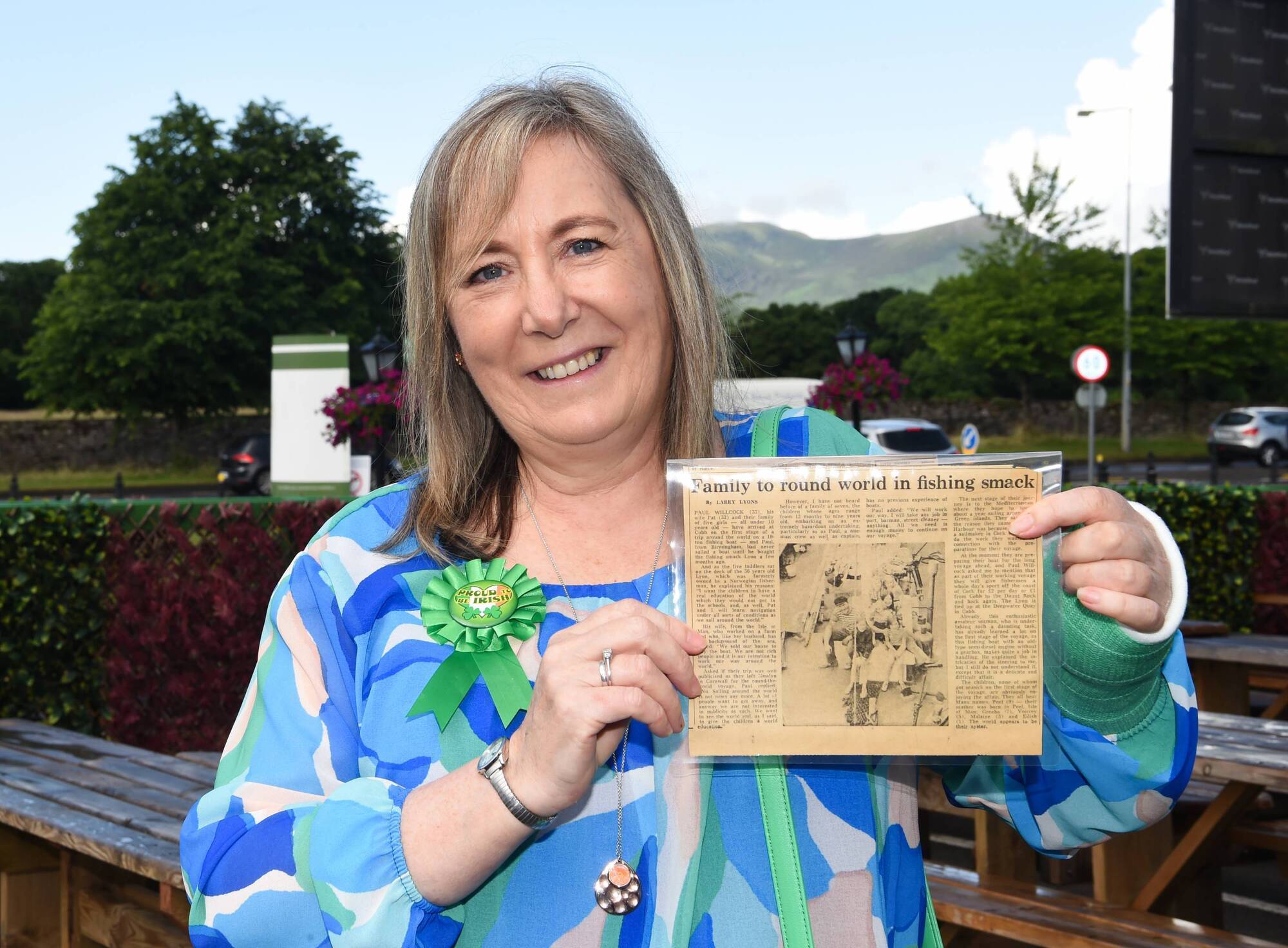 Peel Whillock-O'Leary from England at the Citizenship Celebration ceremony in the INEC Killarney on Tuesday. Picture: Michelle Cooper Galvin