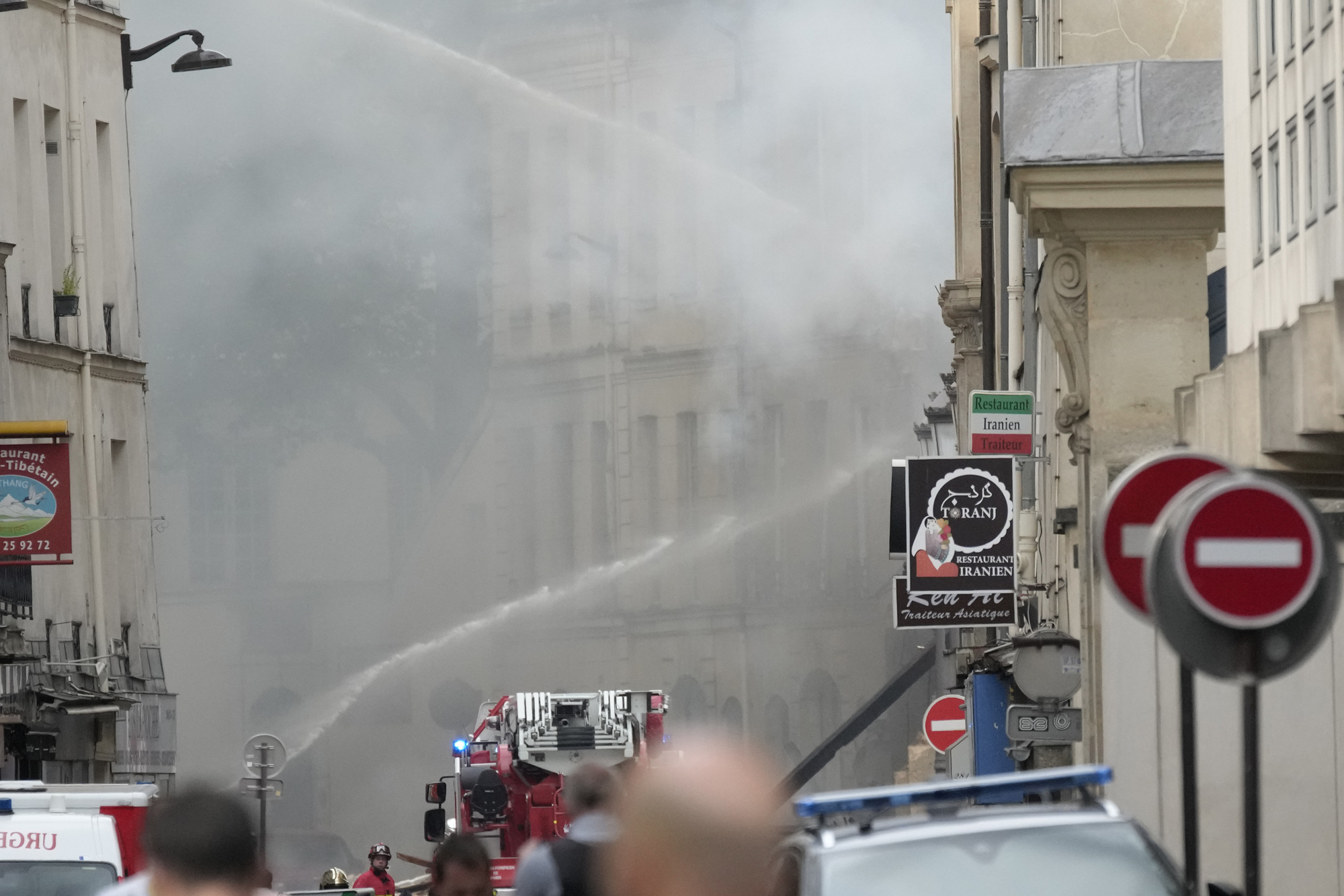 At least 37 injured as 'violent' explosion in Paris sparks fire