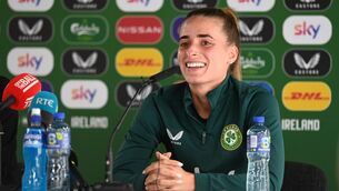 <p>PROUD: Chloe Mustaki during a Republic of Ireland women press conference at Tallaght Stadium. Photo by Stephen McCarthy/Sportsfile</p>