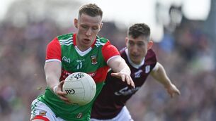 <p>10 QUESTIONS: Ryan ODonoghue of Mayo in action against Johnny Heaney of Galway during the Connacht SFC Quarter-Final match at Hastings Insurance MacHale Park in Castlebar, Mayo. Pic: Brendan Moran/Sportsfile</p>