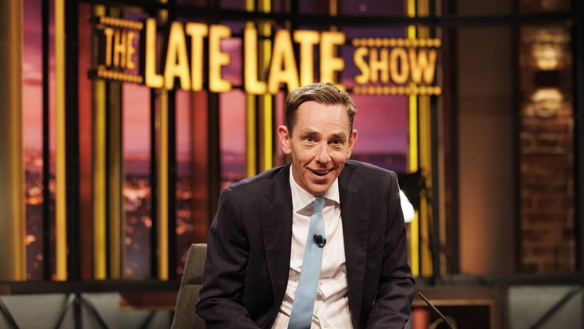 Ryan Tubridy on the series finale of 'The Late Late Show'. Picture: Andres Poveda