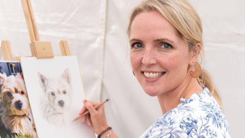 Jackie captures animal art of the show