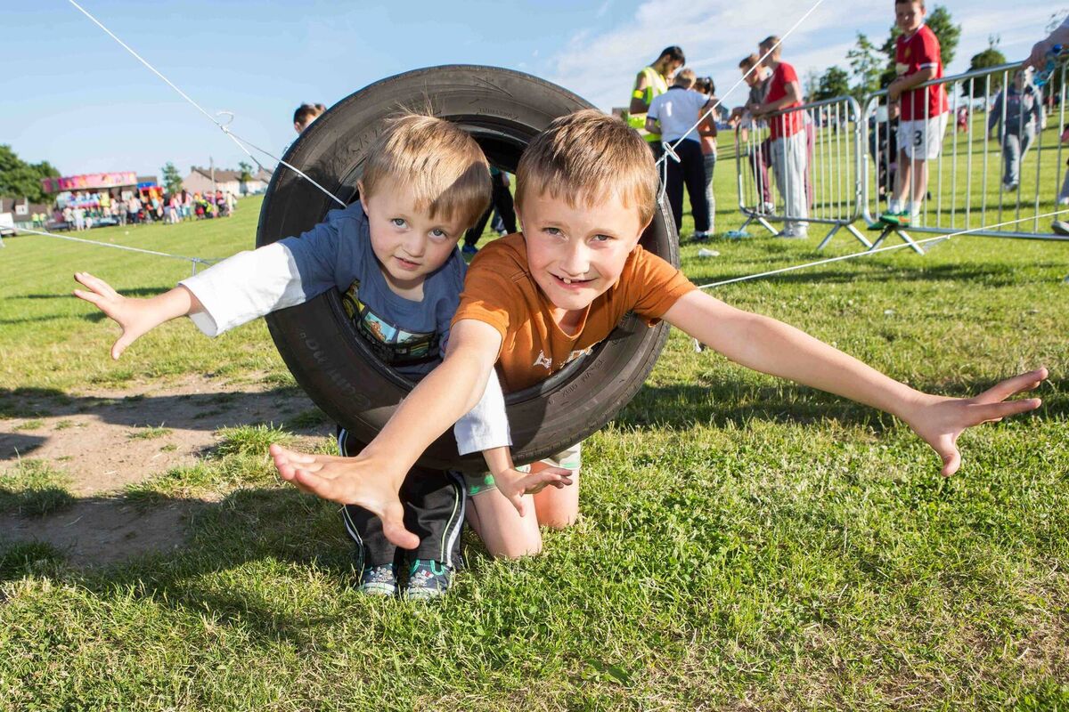 Alex and Barry Hickey from Farranree enjoying an alternative family event for Bonfire Night in Pophums Park, Farranree. Picture: Darragh Kane.