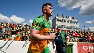 <p>SWEET HOME: Donegal sharpshooter Paddy McBrearty at MacCumhaill Park in Ballybofey. Pic: Brendan Moran/Sportsfile</p>