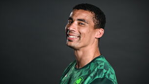 <p>CHARACTER: Rugby 7's player Jordan Conroy poses for a portrait during the European Games team day for Team Ireland – Krakow 2023 at the Crowne Plaza Hotel in Blanchardstown, Dublin. Pic: Harry Murphy/Sportsfile</p>