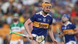 <p>RELENTLESS: Mark Kehoe of Tipperary celebrates after scoring his side's fifth goal during the All-Ireland SHC win over Offaly at Glenisk O'Connor Park in Tullamore. Pic: Michael P Ryan/Sportsfile</p>
