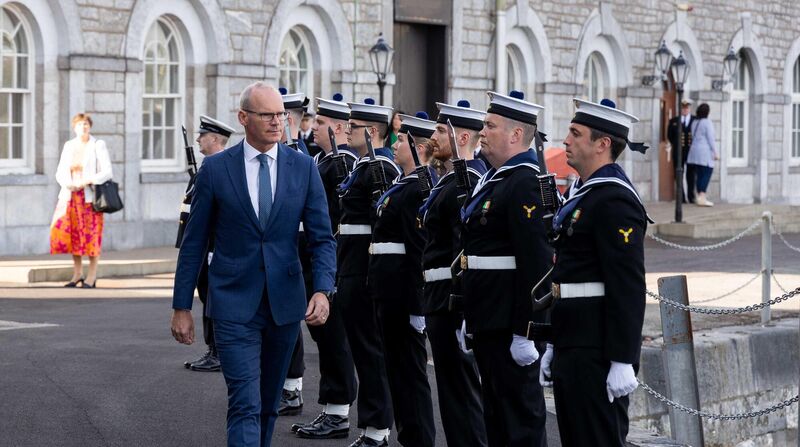Simon Coveney said he 'can’t think of an instance where Ireland has wanted to send troops on a peace-keeping mission to a part of the world and has been prevented from doing so because of the triple lock'. Picture: Michael O'Sullivan Simon Coveney said he 'can’t think of an instance where Ireland has wanted to send troops on a peace-keeping mission to a part of the world and has been prevented from doing so because of the triple lock'. Picture: Michael O'Sullivan