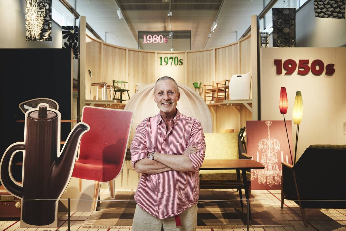 Exhibition curator Mats Nilsson.