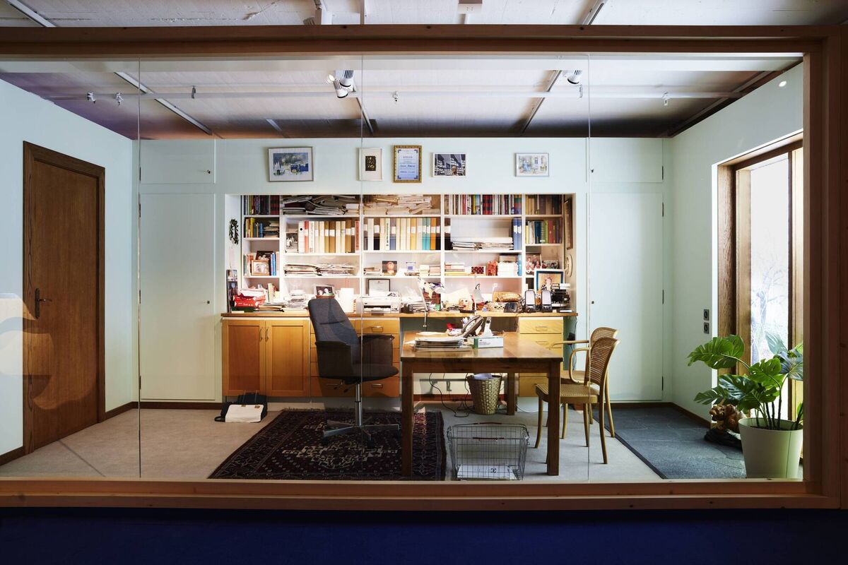 Ingvar Kamprad's office, as shown in the Ikea Museum.