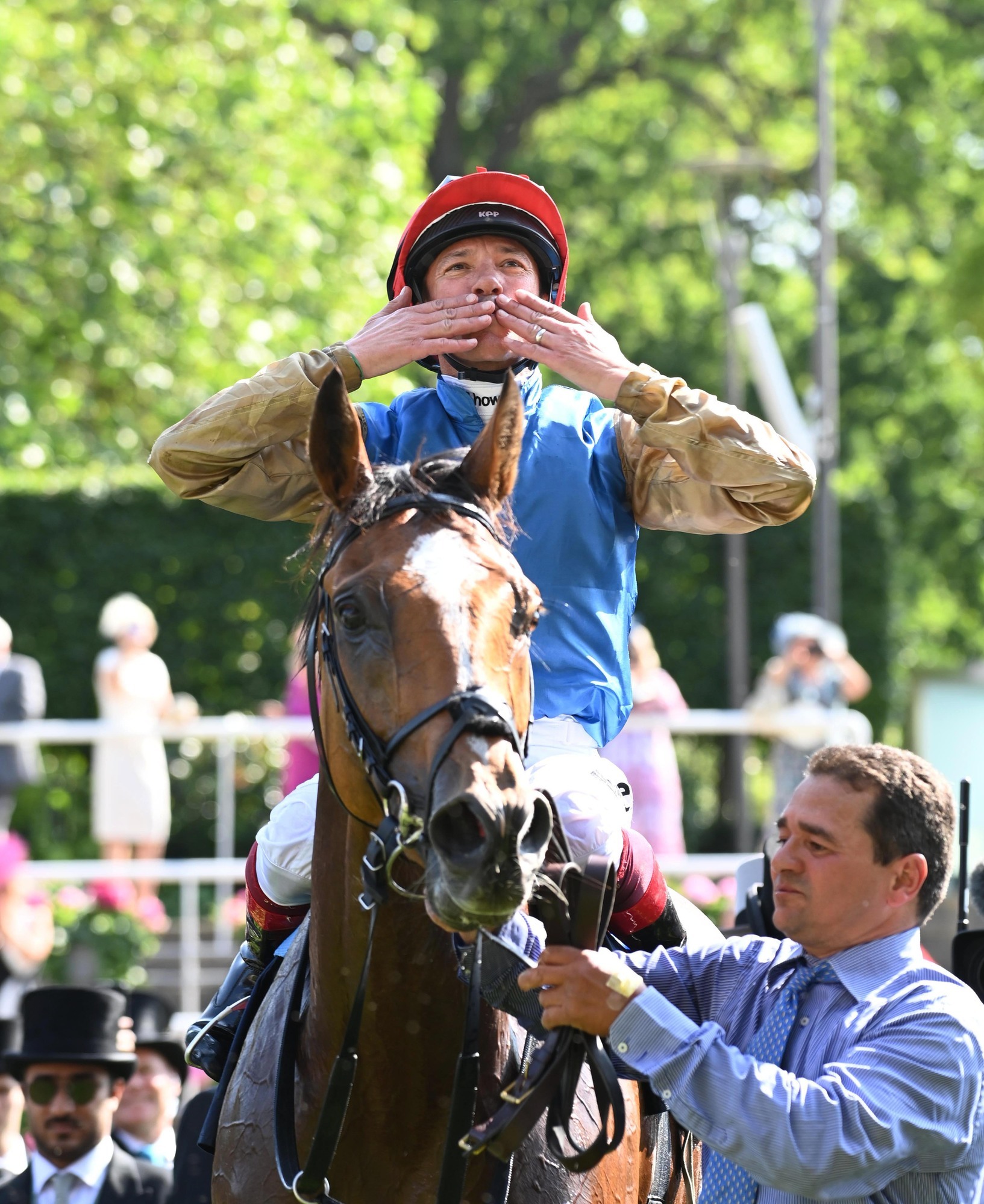 FAREWELL TO ASCOT: Frankie Dettori bids farewell as he completes his last Royal Ascot. Pic: Healy Racing