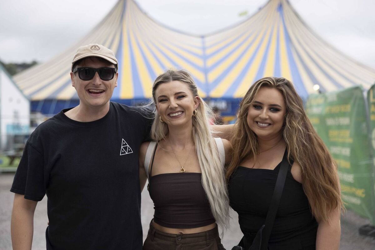  David, Katherine and Amy-Rose O'Rourke from Blarney.