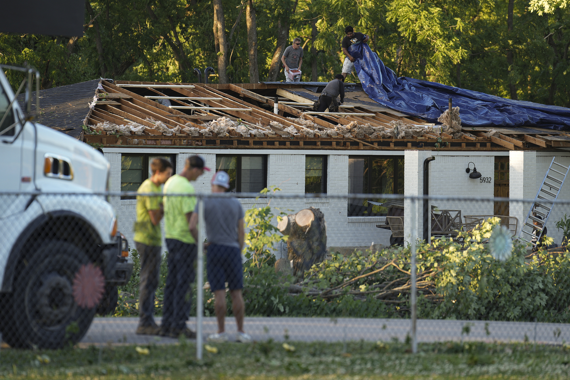 Tornado and strong winds kill three and knock out power in multiple US states