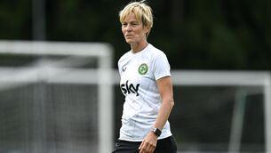 <p>TOUGH CALLS: Ireland manager Vera Pauw during a training session at UCD Bowl in Dublin. Pic: Brendan Moran/Sportsfile</p>