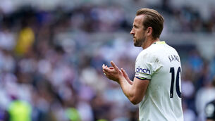 <p>AUF WIEDERSEHEN PET? Tottenham Hotspur's Harry Kane is the subject of attention from Europe's top clubs. </p>