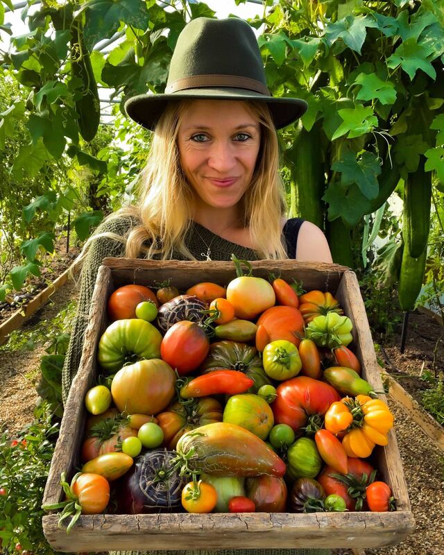 Garden designer Lucy Hutchings. Picture: Lucy Hutchings/PA