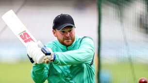 <p>CENTURY: Paul Stirling’s century earned Ireland their solitary win in the Cricket World Cup qualifiers with a dominant 138-run victory against the United Arab Emirates.  Pic: Matt Impey/Sportsfile</p>