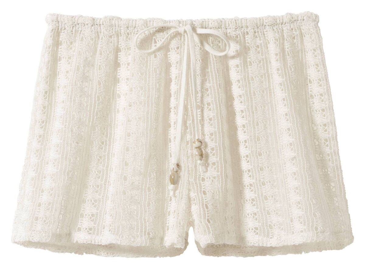White Crochet Shorts, €14.99, H&amp;M