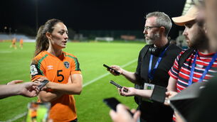 <p>INJURY WOES: Megan Campbell of Republic of Ireland. Pic: Stephen McCarthy/Sportsfile</p>