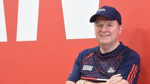 <p>CHALLENGING PERIOD: John Cleary, Cork senior football manager, pictured at a press evening in Pairc Ui Chaoimh. Pic: George Hatchell</p>