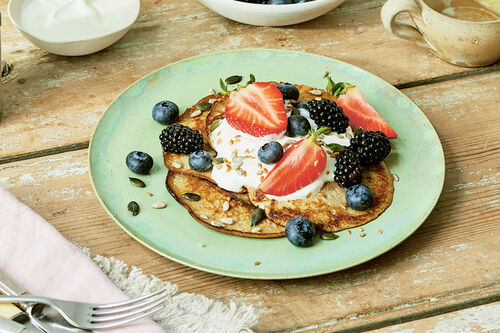 Pauline Cox’s green banana pancakes