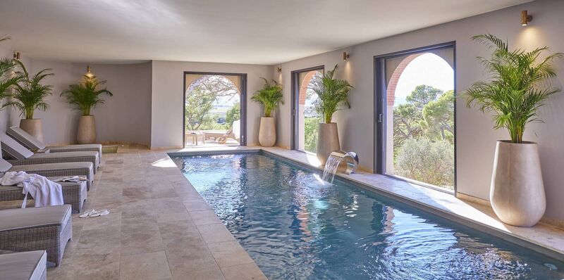 The Cinq Mondes spa at Château Capitoul