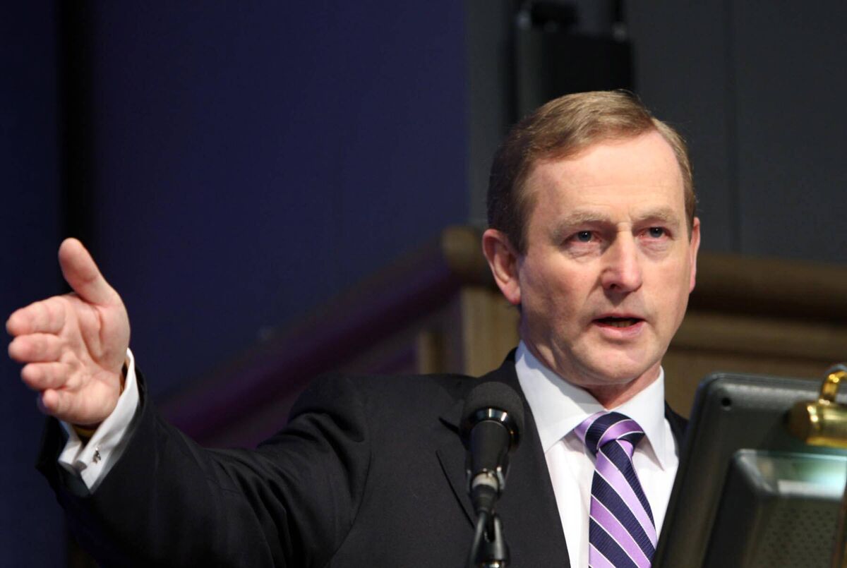 Taoiseach Enda Kenny: 'All I can do is speak as a citizen, the leader of my party, and the father of a young family...'. Picture: Conor Healy Photography.