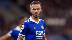 <p>DONE DEAL: James Maddison has completed his £40m move from Leicester to Tottenham.</p>