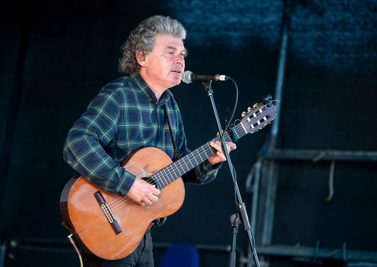 John Spillane on stage at the Drive-In Theatre during Kinsale Arts Weekend 2021. 