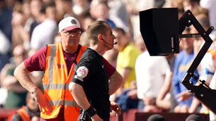 Conversations between referees and VARs should be available live to broadcasters, a leagues survey has found (Jacob King/PA)